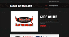 Desktop Screenshot of gamersdenonline.com